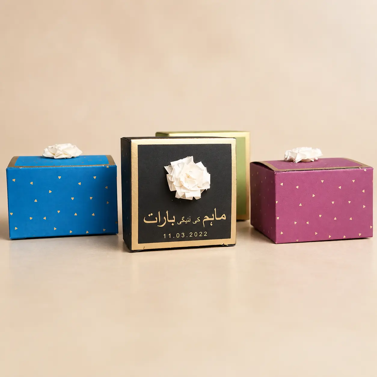 Black Gold Floral Bid Box thumbnail 2