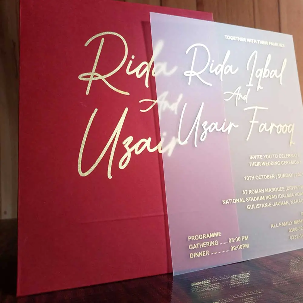 Gold PVC Card with Red Envelope thumbnail 2